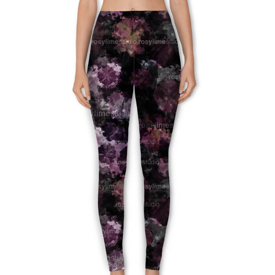 Seamless Pattern FL002EX - Purple floral - Image 3