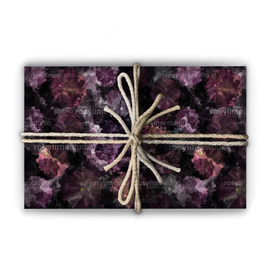 Seamless Pattern FL002EX - Purple floral - Image 5