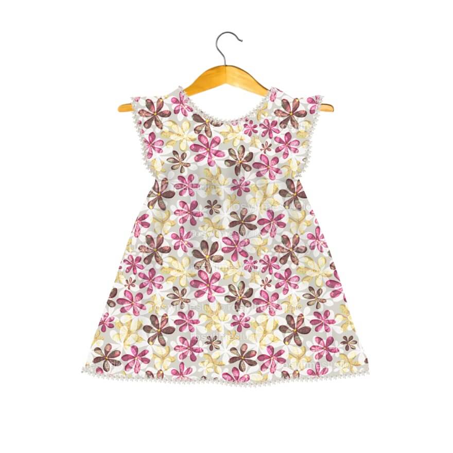 Seamless Pattern FL015CO-Watercolor flowers - Image 3