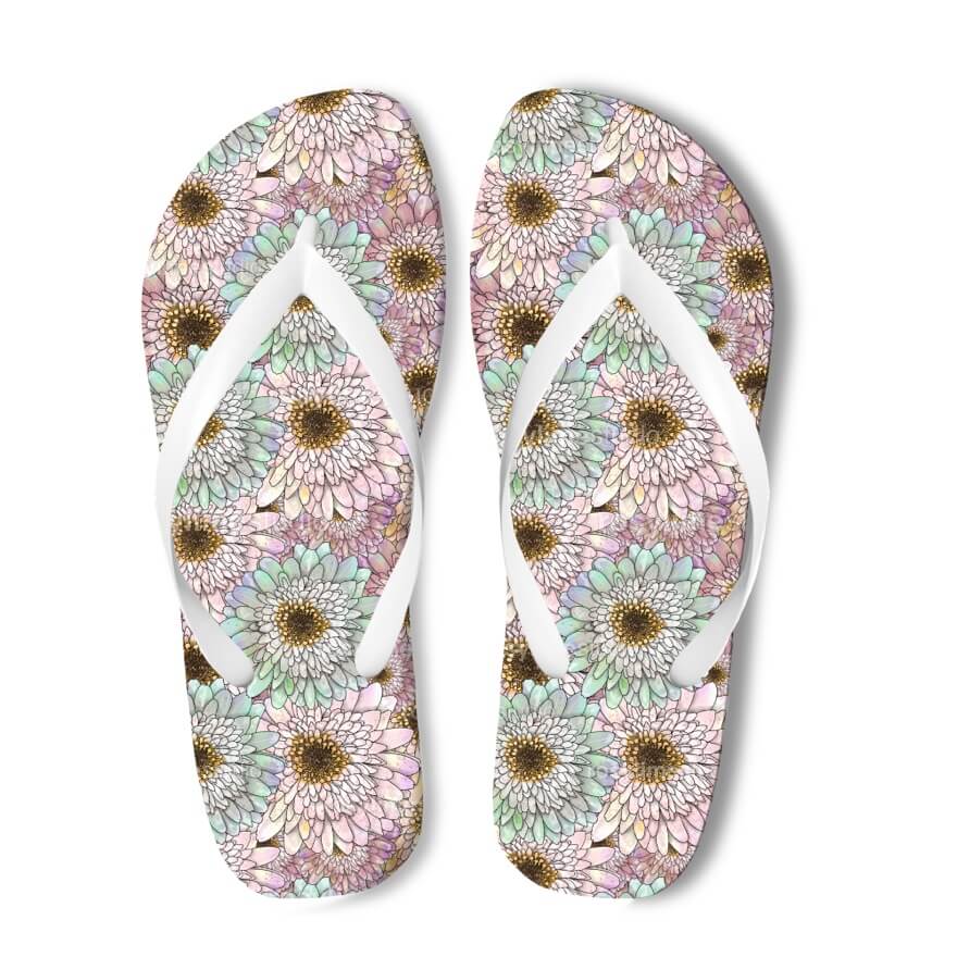 Seamless Pattern FL017EX-Flowers in colorful watercolor - Image 6