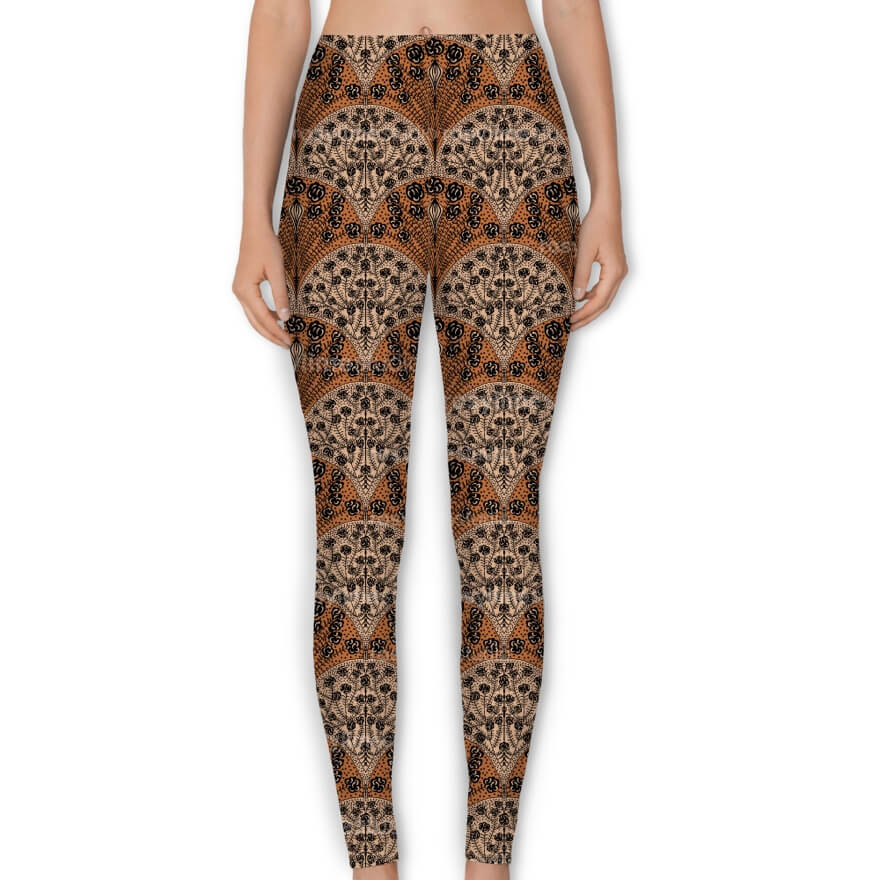 Seamless Pattern FL029EX-Flowers lines dots - Image 5