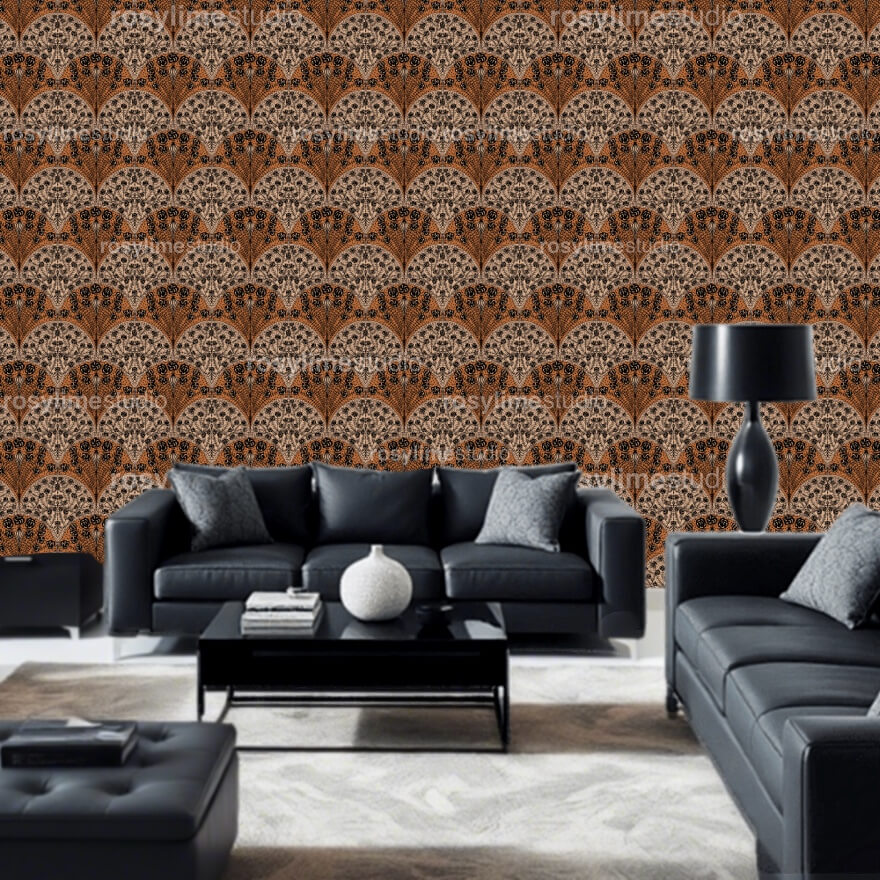 Seamless Pattern FL029EX-Flowers lines dots - Image 7