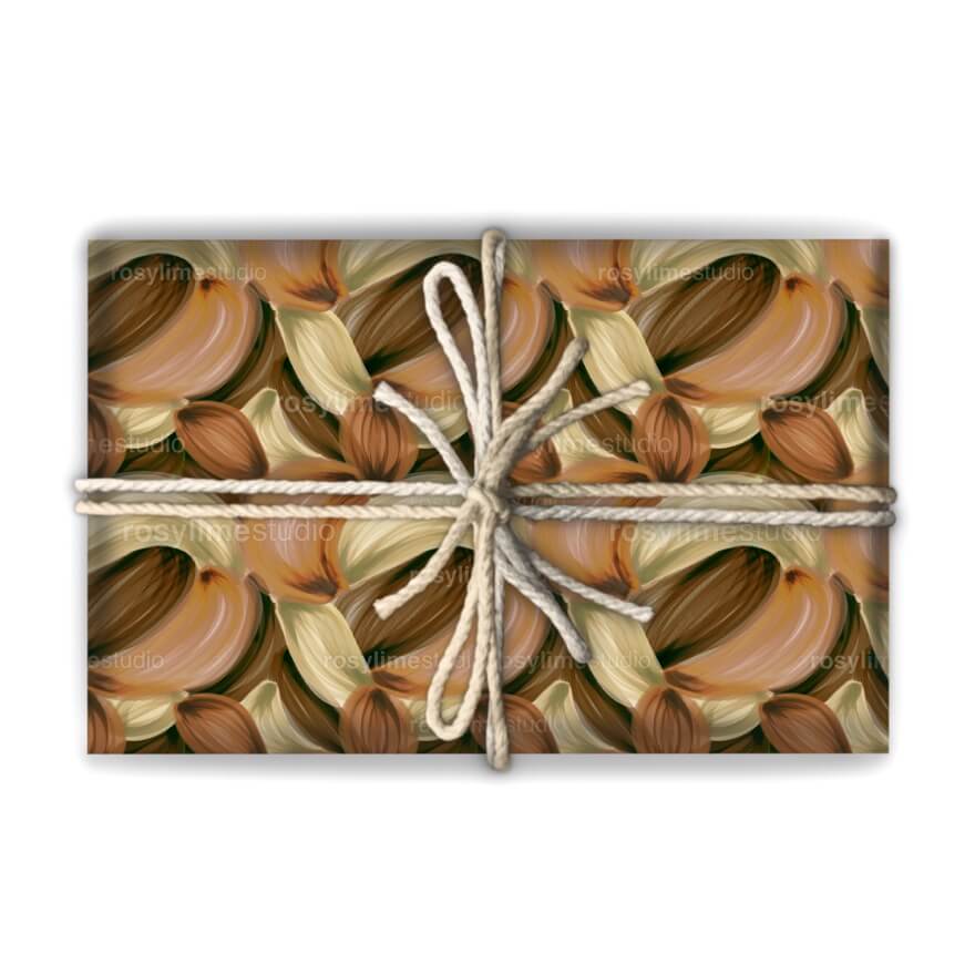 Seamless Pattern AB002CO-Abstract brown orange yellow - Image 5