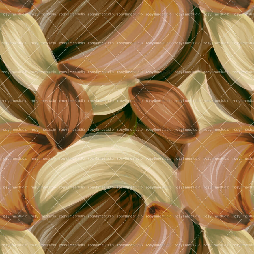 Seamless Pattern AB002CO-Abstract brown orange yellow