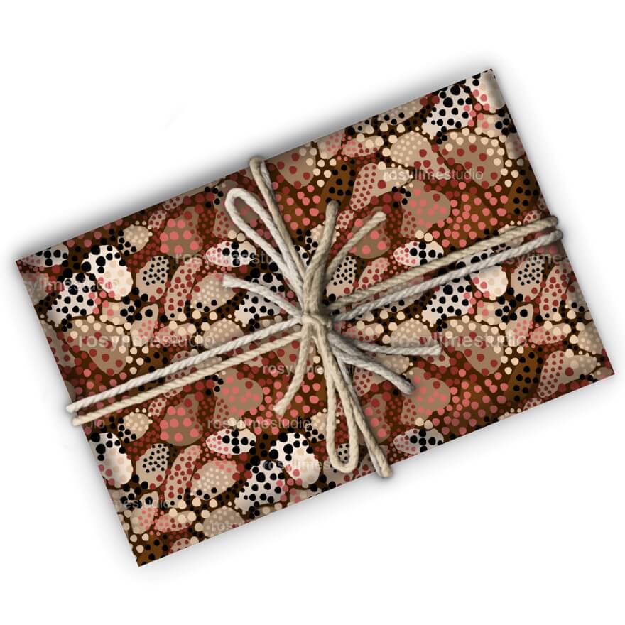 Seamless Pattern AB011CO-Organic overlapping points - Image 5