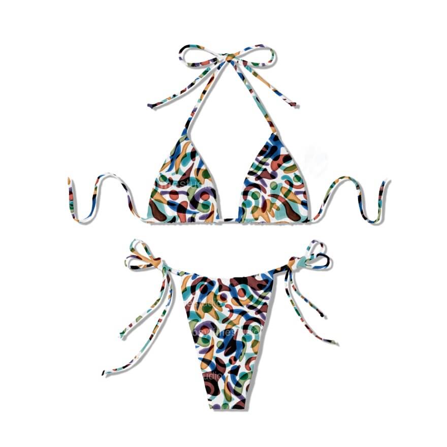 Seamless Pattern AB012CO-Abstract organic and colorful - Image 3