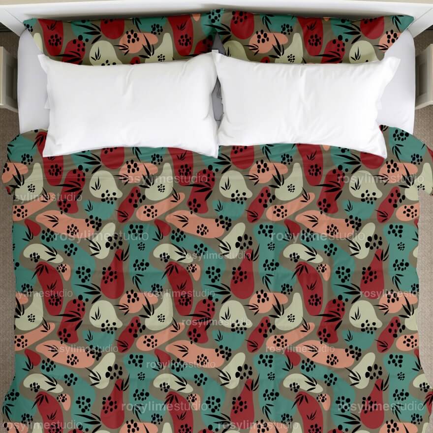 Seamless Pattern AB013CO-Abstract organic Boho - Image 6