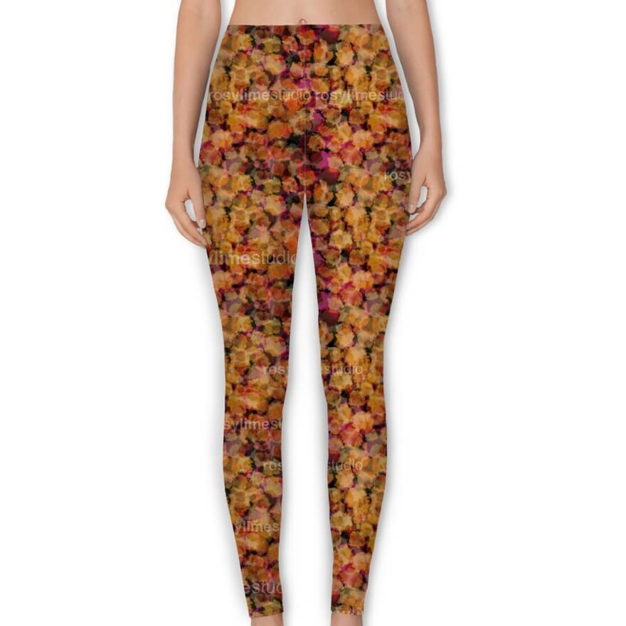 Seamless Pattern AB014CO-Abstract watercolor yellow pink - Image 4