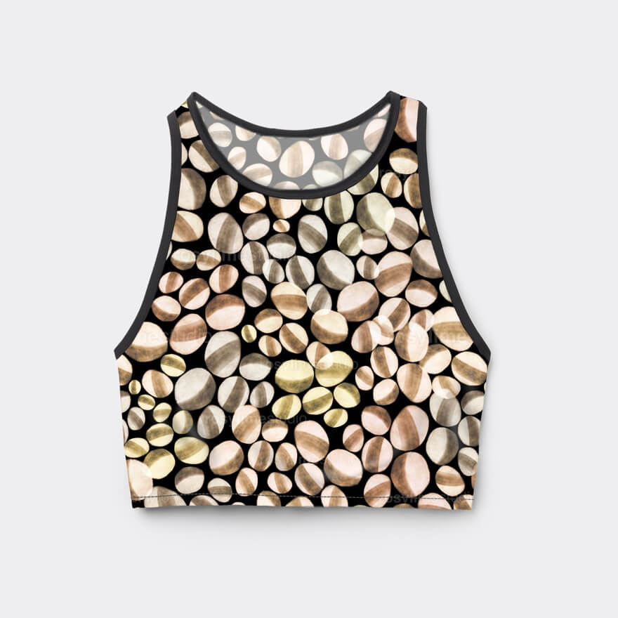 Seamless Pattern AB015EX-Oval and rounded stones - Image 4