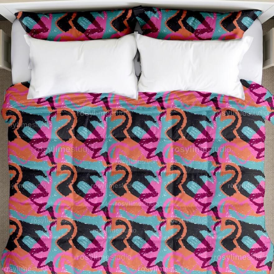 Seamless Pattern AB027EX-Colorful abstract - Image 7