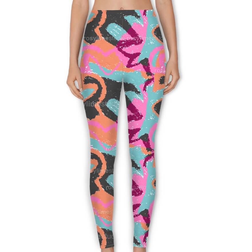 Seamless Pattern AB027EX-Colorful abstract - Image 4