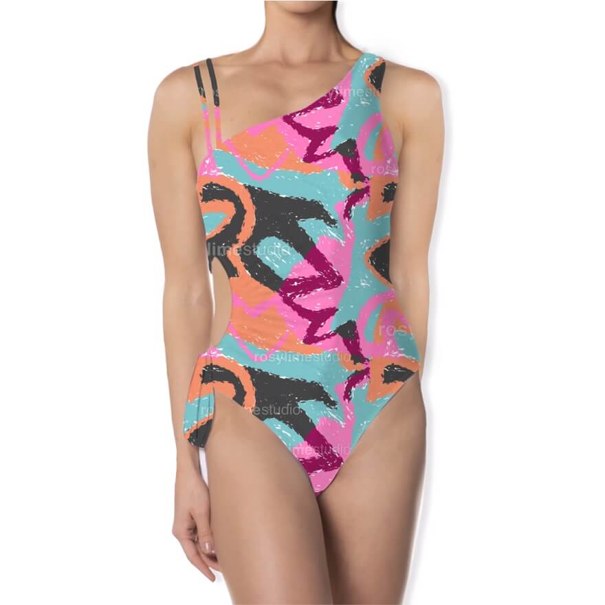 Seamless Pattern AB027EX-Colorful abstract - Image 3