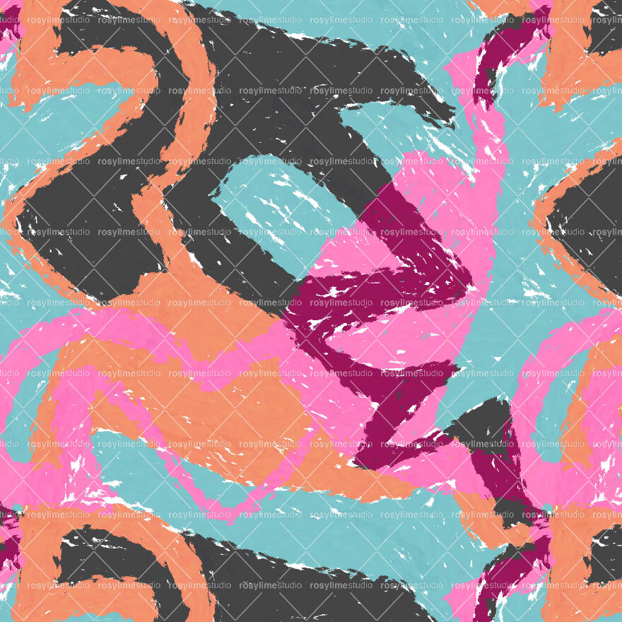 Seamless Pattern AB027EX-Colorful abstract