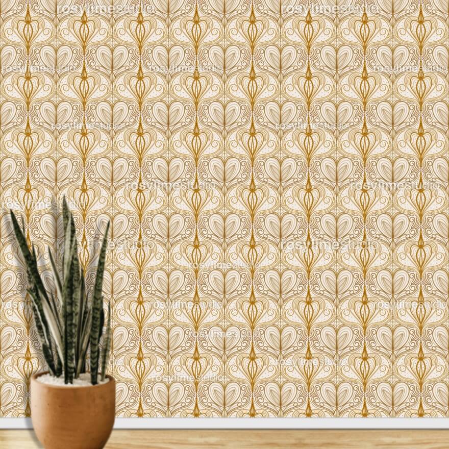 Seamless Pattern EM004EX-Gold embroidery chains - Image 7