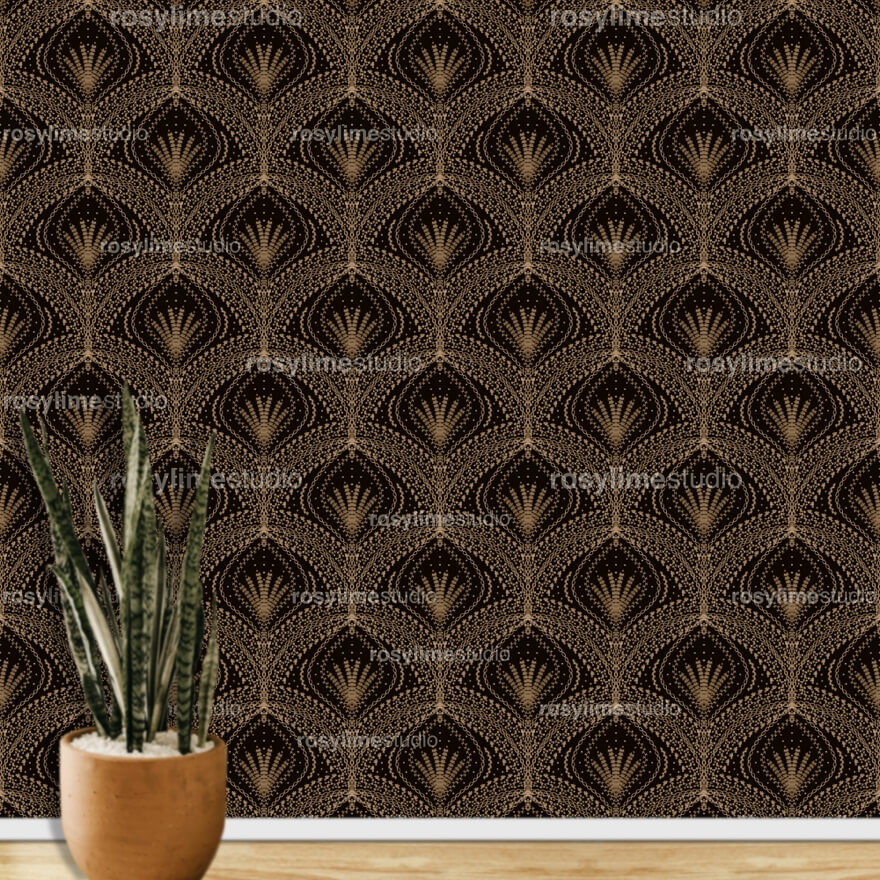 Seamless Pattern EM005EX-Birds and chains embroidery - Image 7