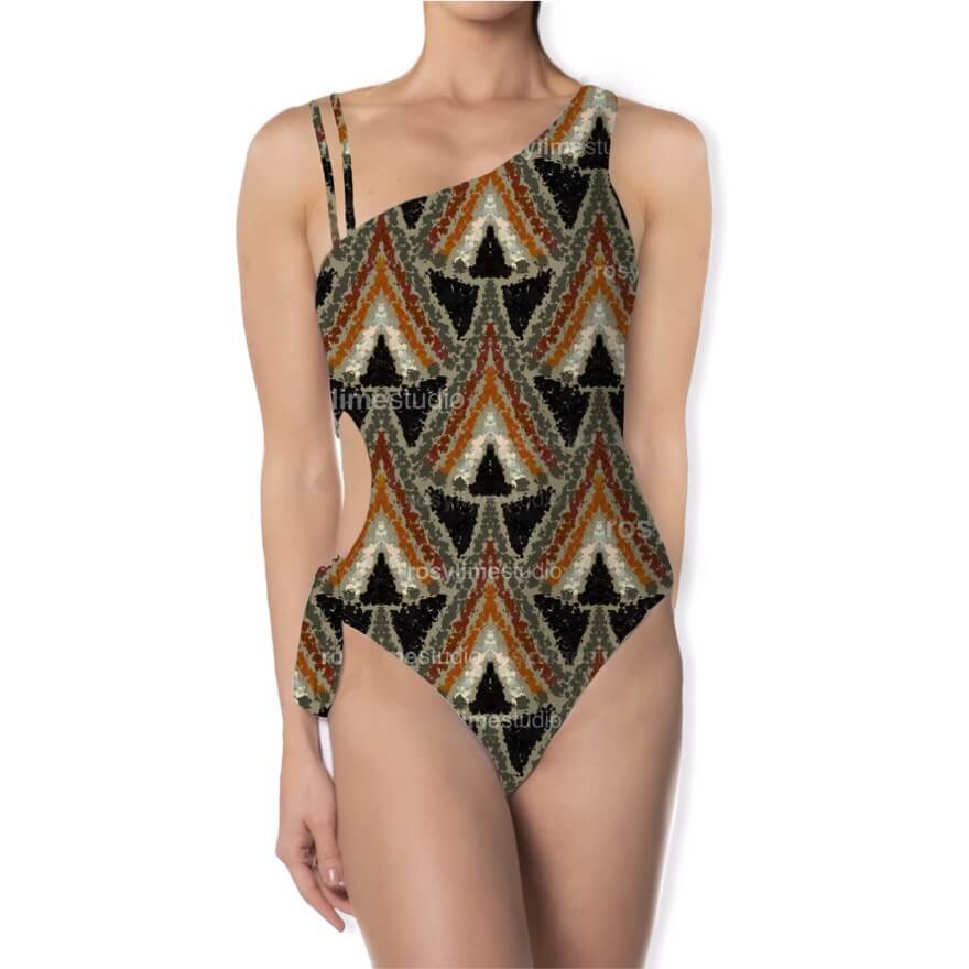 Seamless Pattern AB031EX-Abstract Geometric Tribal - Image 3