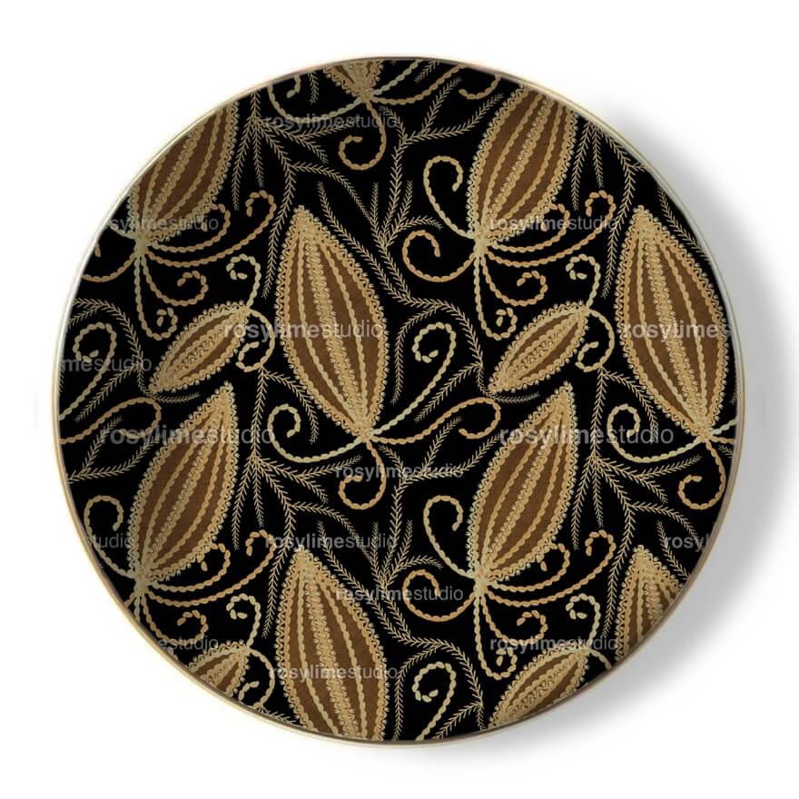 Seamless Pattern EM002EX-Organic abstract embroidery - Image 5